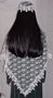 Ivory Lace Venise Trimmed Shabbat Shawl