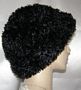 Black Shell Chenille Fur Kovaim Hats Head Coverings