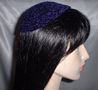 Purple Untrimmed Chenille Kippot