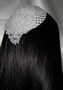 White Kippah White Pearl Venise Applique Kipa