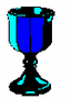 Blue Wine Cup