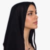 Black Batiste Tichel Scarf