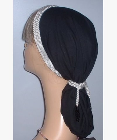Batiste Snood with Double Length Ties Batiste Double Length Cording Ties