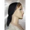 Batiste Snood with Silver Ric Rac Trim