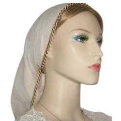 Creme Gauze Cotton All Cotton Snood