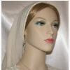Creme Gauze Cotton Scarf Tichel Cream Gauze Cotton Tichel Scarf