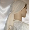Creme Gauze Cotton Tichel Gauze Cotton Headcovering