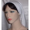 White Lined Batiste Snood