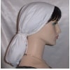 White Batiste Snood Lined