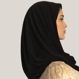 black infinity scarf