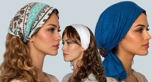 Wide Headbands | Narrow Headbands | Headband Scarves | Head Band Accents Headbands Banner