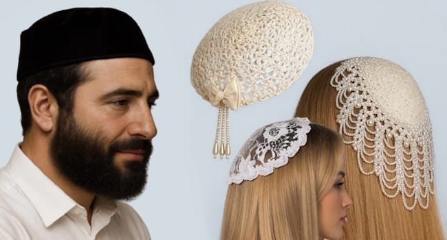 Bucharian Kippah | Crocheted Kippot | Embellished Kippot Kippah Designs - Yamulkes