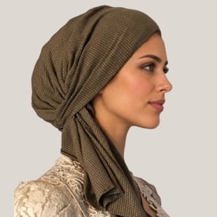 loden design headband scarf