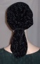 Black Crushed Velvet Snood Headcoverings