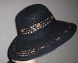 Black Weave Beaded Bolo Hat Kova Headcoverings