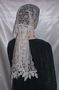 Ivory Floral Lace Hair Wraps Headcoverings Veils