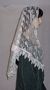Ivory Floral Lace Shabbat Veil Head Covering