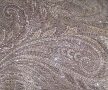 Taupe Gold Rhinestone Polyester Snood