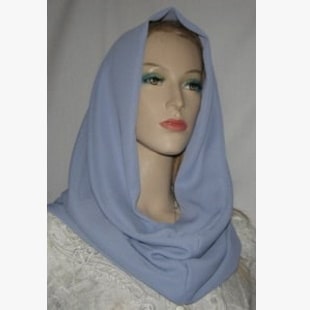 Periwinkle Polyester Infinity Scarf