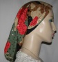 Red Green Tans Browns Snood