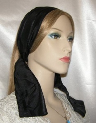 Set of 6 1" Wide Fashion Headbands Lace over Satin Finish Hairbands #86154-6 