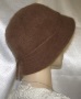 Brown Rabbit Hair Hat Kovaim Poly Blend Hat