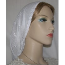 Gauze Cotton Snoods Eyelet Cotton Gauze Snoods