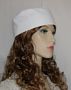 White Suede Buchari Kippa