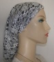 Ivory Lace Snood with Batiste Lining Elastic Band Front