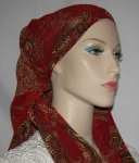Cardinal Gold Paisley Mitpachat