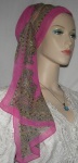 Pink Tan Chiffon Mitpachat