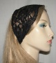 Black Re-embroidery Lace Head Band