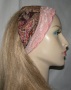 Brown Peach Lace Sari Headband