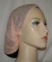 Peach Sheer Crinkle Headband