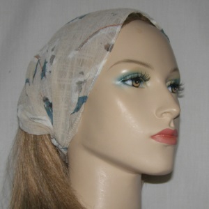Tan Jade Floral Headband
