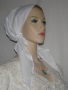 White Poly PreTied Hair Cover