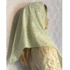 White 100% Eyelet Cotton Tichel Scarf